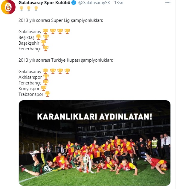 Galatasaray ve Fenerbahçe arasında sosyal medya atışması
