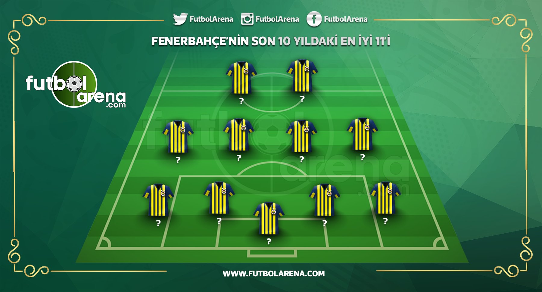 Fenerbahçe'nin son 10 yıldaki en iyi 11'i
