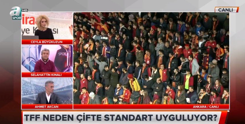 A Spor canlı yayınında TFF’ye Galatasaray tepkisi