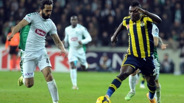 Konyaspor ile Fenerbahçe lig tarihinde ilk kez