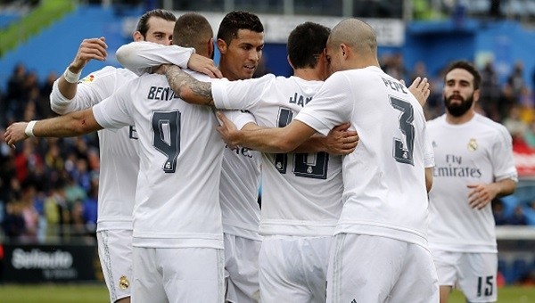 Real Madrid'ten Getafe'ye 5 gol!