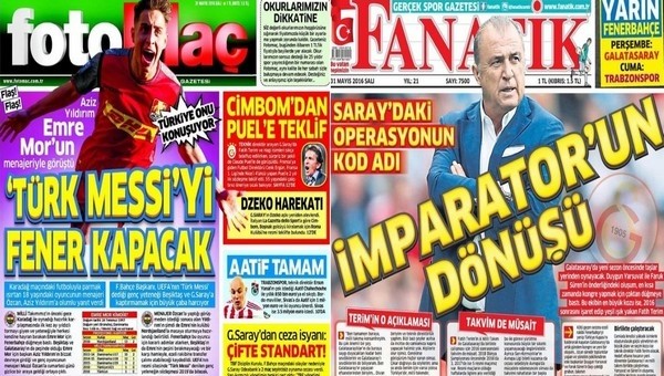 Gazete manşetleri - Gazete Oku (31 Mayıs 2016)
