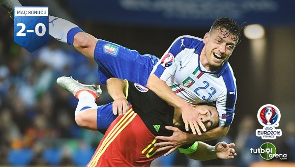 İtalya - Belçika maç özeti ve golleri