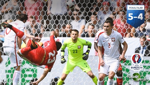 Polonya, İsviçre'yi penaltılarla devirdi