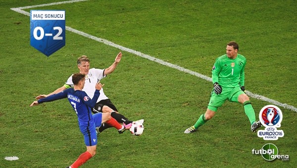 Fransa, Almanya'yı devirdi! - Fransa 2 - 0 Almanya maçı özeti ve golleri  (İZLE)