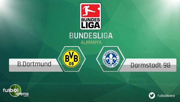 Borussia Dortmund - Darmstadt maçı saat kaçta, hangi kanalda?