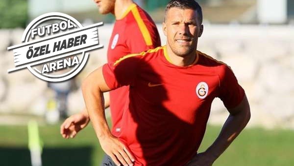 Lukas Podolski, Antalyaspor maçında oynayacak mı?