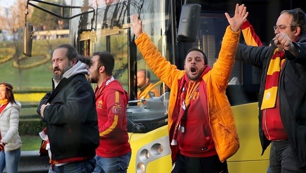Galatasaray taraftarı Kadıköy'e böyle geldi