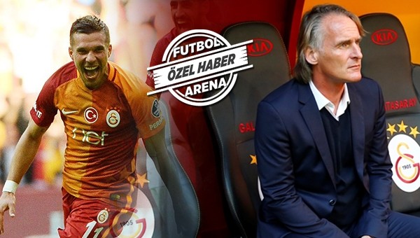 Jan Olde Riekerink, Lukas Podolski için talimat verdi