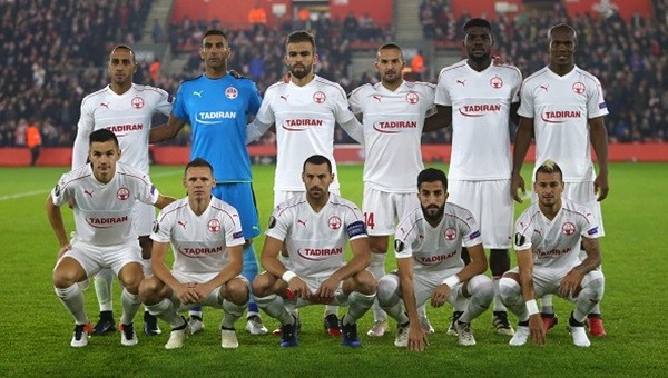 Beşiktaş'ın rakibi Hapoel Beer Sheva düşüşte