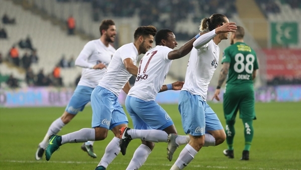 Bursaspor 1-2 Trabzonspor maç özeti ve golleri