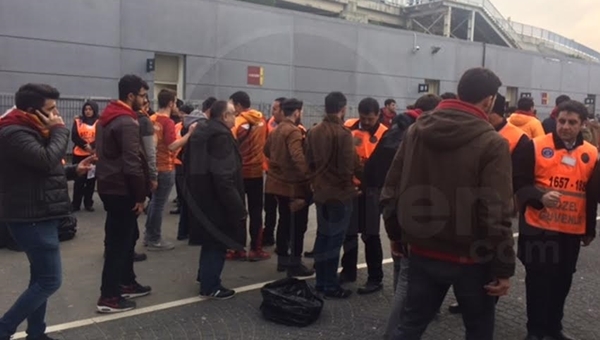 Galatasaray taraftarları didik didik arandı