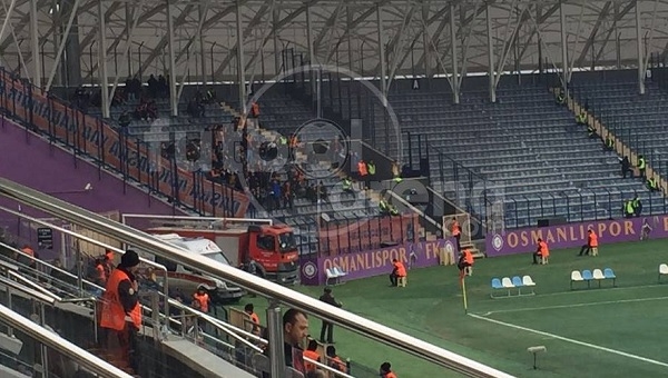 Osmanlıspor - Medipol Başakşehir maçında ilginç olay
