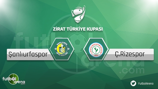 Şanlıurfaspor - Çaykur Rizespor Türkiye Kupası maçı saat kaçta, hangi kanalda?