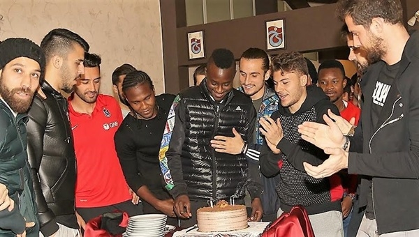 Trabzonspor'da doğumgünü kutlaması