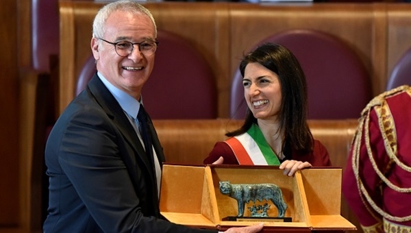 Claudio Ranieri'ye Roma'da onur ödülü