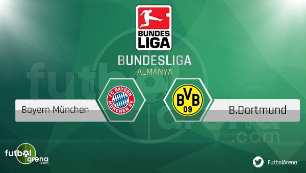 Bayern Münih - Borussia Dortmund maçı saat kaçta, hangi kanalda? (Canlı izle)