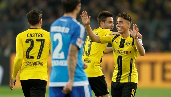 Dortmund 3-0 Hamburg maç özeti ve golleri (Emre Mor 60 dakika oynadı)