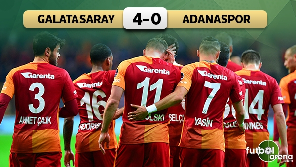 Galatasaray, Adanaspor'u farklı geçti