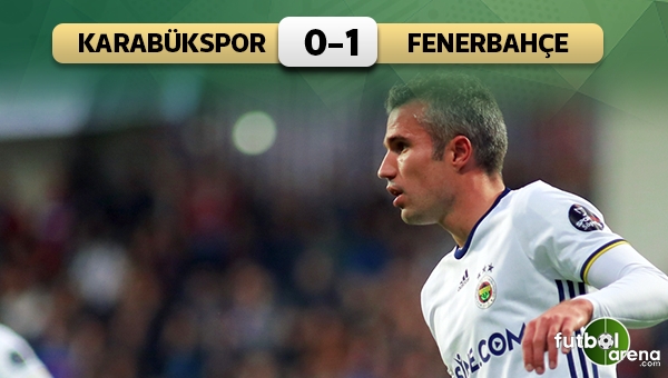 Fenerbahçe, Robin van Persie ile kazandı