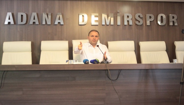 Adana Demirspor'da Başkan Sedat Sözlü, aday olmayacağını açıkladı