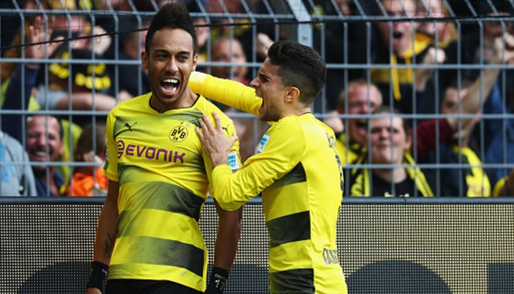 Borussia Dortmund'da Aubameyang'tan kariyer rekoru