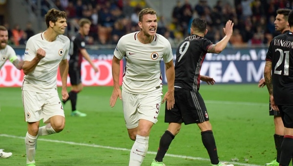 Milan 1-4 Roma maçın özeti ve golleri (İZLE)