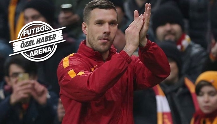 Galatasaray'da Podolski'ye özel veda