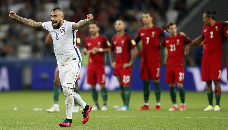 Portekiz'i eleyen Şili finalde - Maç özeti izle