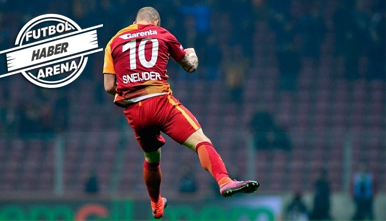 Galatasaray'da Sneijder dönemi kapandı! Unutulmaz anlar