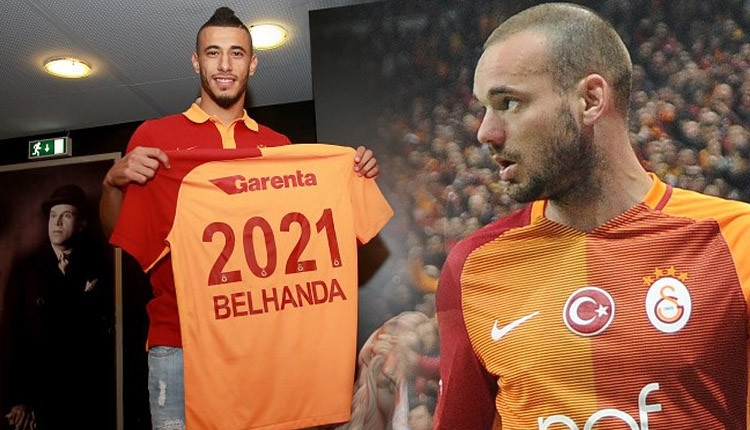 Galatasaray'da Sneijder'in forması Belhanda'ya verildi