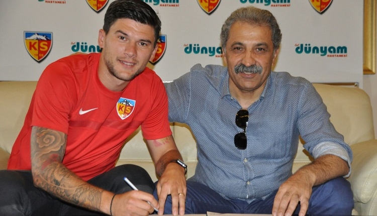 Kayserispor, Cristian Sapunaru ile sözleşme imzaladı