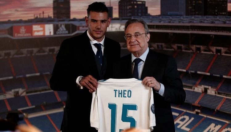 Real Madrid yeni transfer Theo Hernandez'i tanıttı