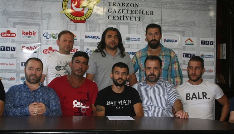Trabzonspor taraftarından Muharrem Usta'ya destek
