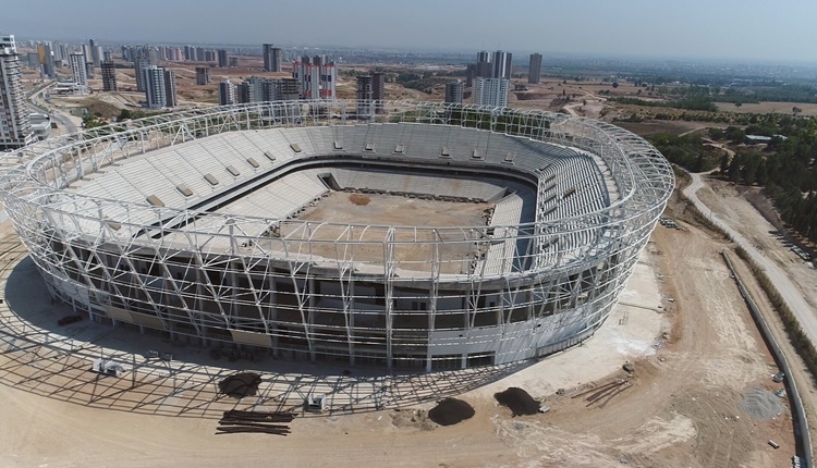 Adana'nın yeni stadı Adana Koza Stadı'nda son durum