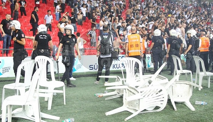 Beşiktaş 1-2 Atiker Konyaspor Süper Kupa finali sonrası büyük olaylar