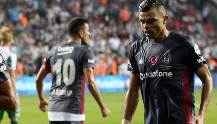 Beşiktaş'ta Pepe camiadan özür diledi
