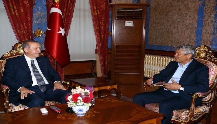 Demirören ve Lucescu'dan Cumhurbaşkanı'na ziyaret