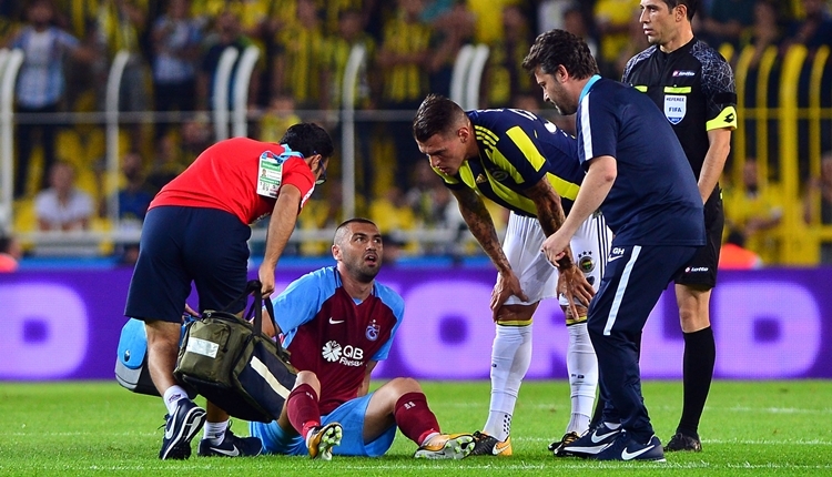 Trabzonspor'da Burak Yılmaz'dan sakatlık açıklaması