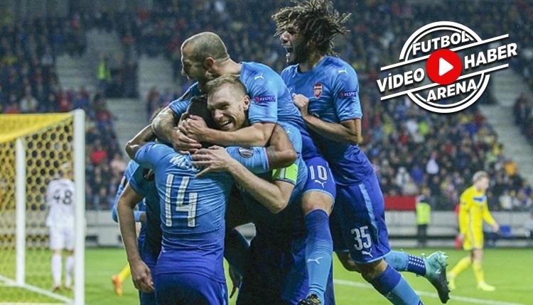 BATE Borisov - Arsenal maçı özeti ve golleri (İZLE)