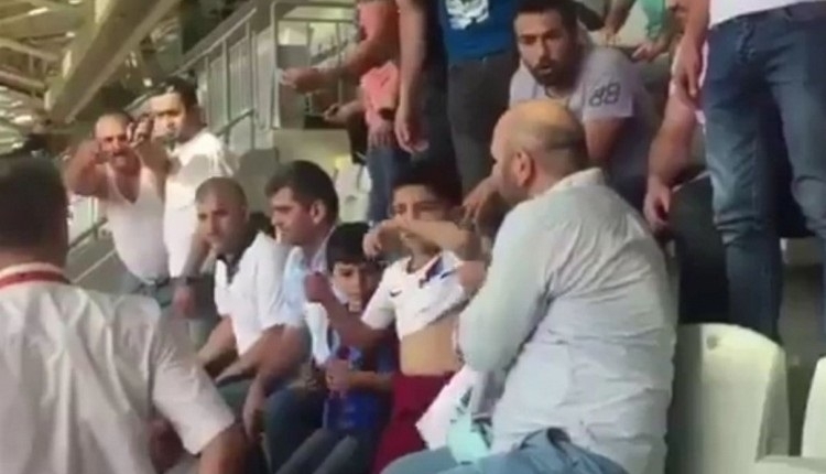 Beşiktaş, Trabzonsporlu minik Rafet'i Vodafone Park'ta ağırladı