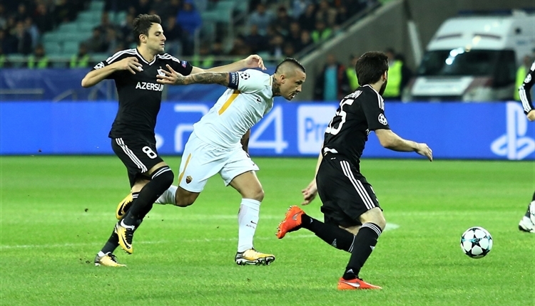 Karabağ 1-2 Roma maç özeti ve golleri