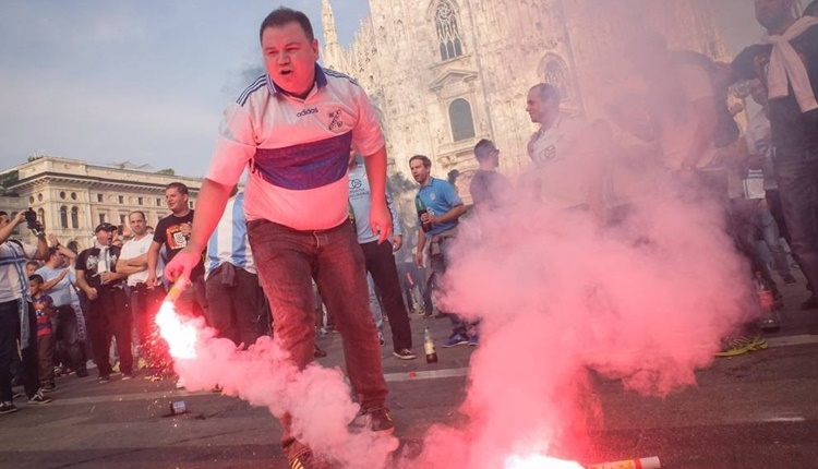 Milan maçı öncesi Rijeka taraftarından görülmemiş ayıp