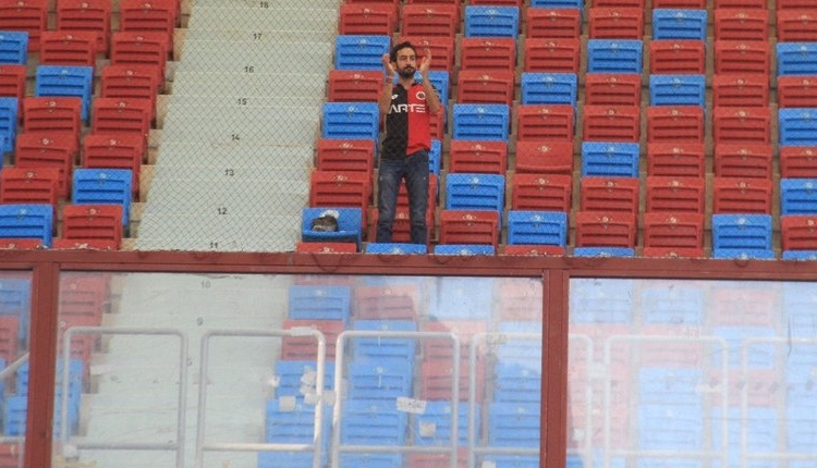 Gençlerbirliği'ni Trabzonspor deplasmanında tek başına destekledi
