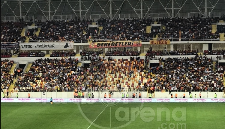 Yeni Malatyaspor taraftarları Bursaspor maçında isyan etti