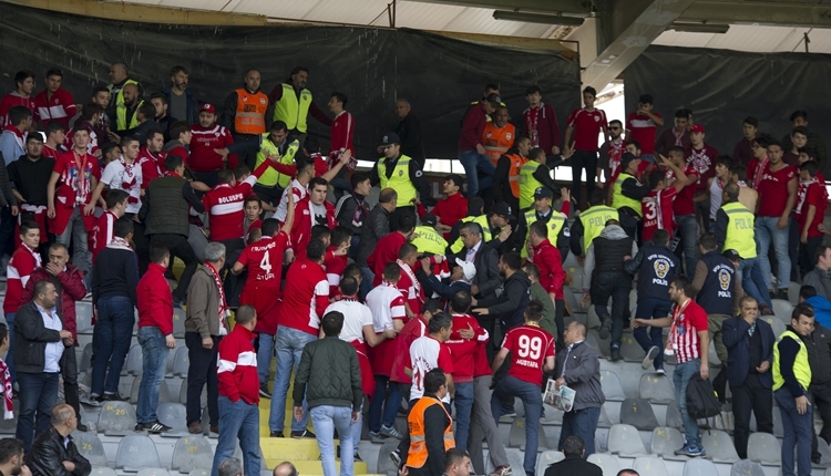 Ankaragücü - Boluspor maçında olaylar çıktı