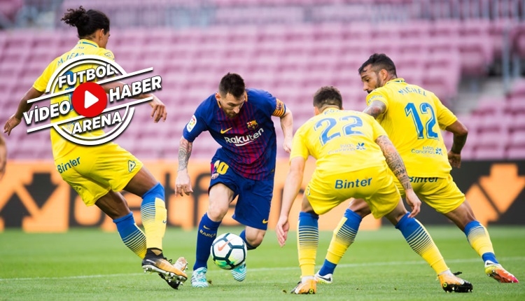 Barcelona - Las Palmas maçı özeti ve golleri (İZLE)