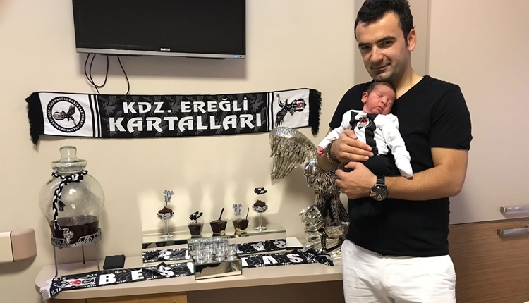 Beşiktaş hastası baba, bebeğinin odasını bu hale getirdi