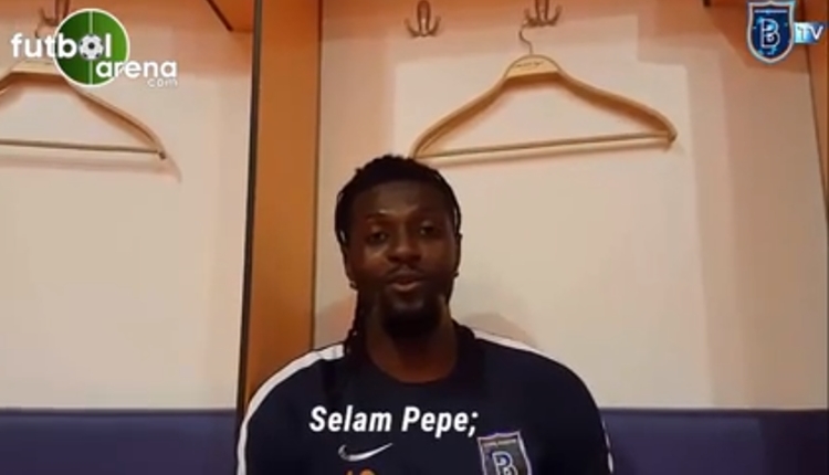 Beşiktaş maçı öncesi Adebayor'dan Pepe'ye videolu mesaj (İZLE)