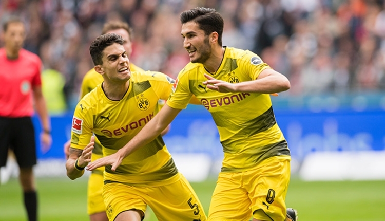 Frankfurt 2-2 Dortmund maç özeti (Nuri Şahin'in golü)